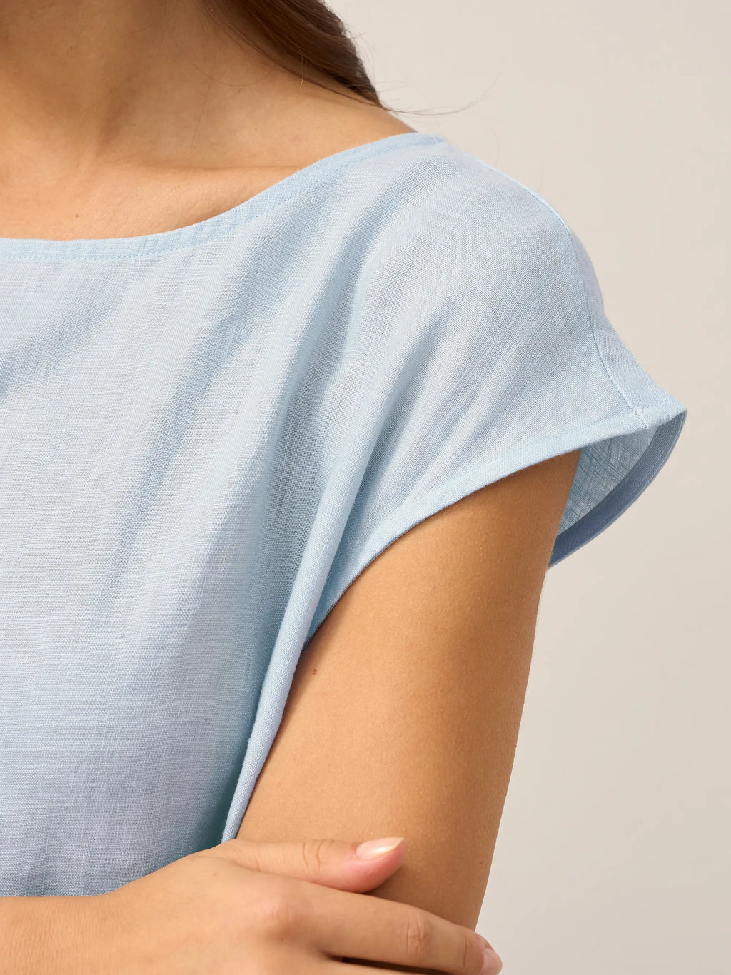 Cap Sleeve Washed Midi Dress