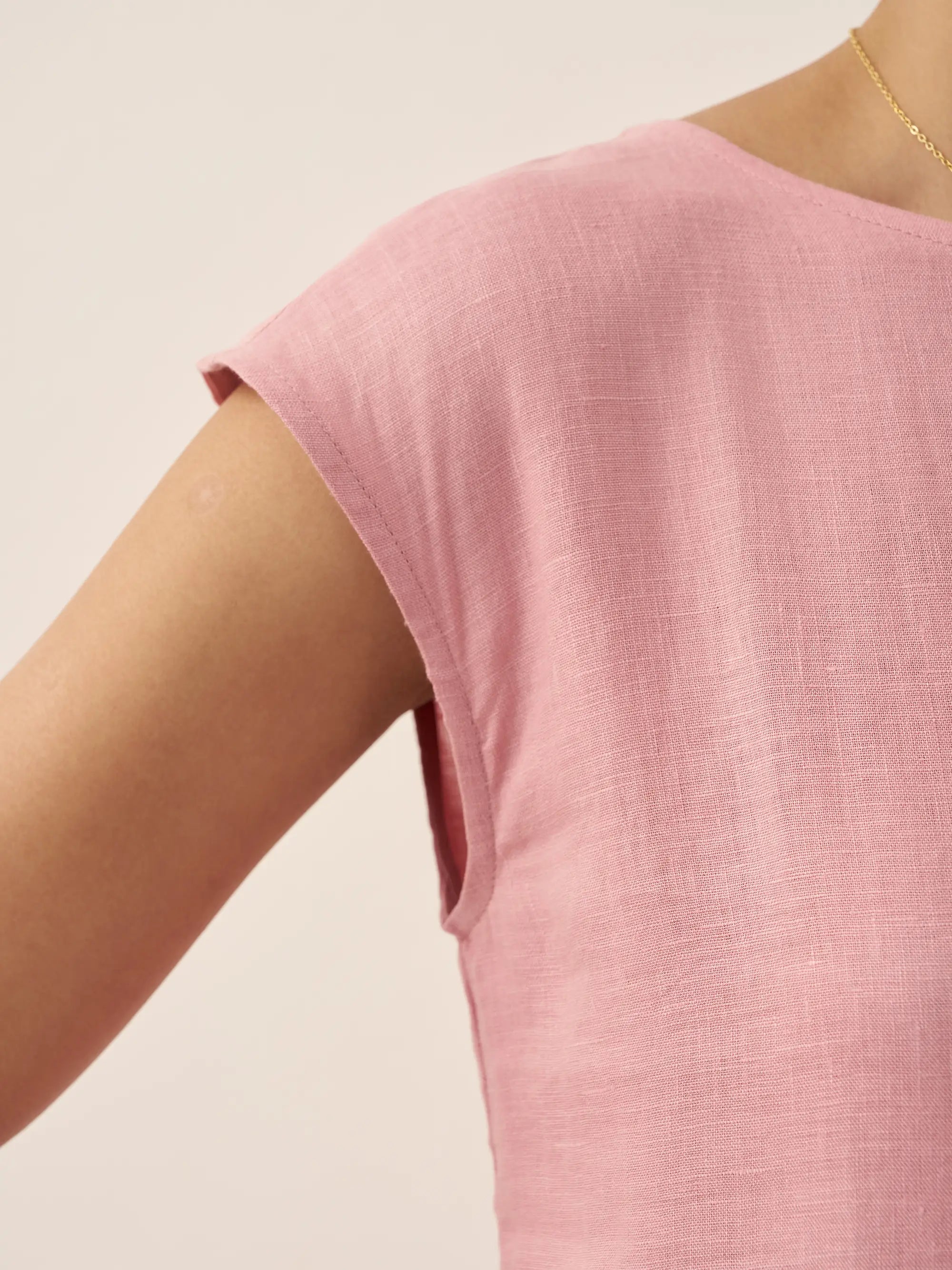 Cap Sleeve Washed Midi Dress