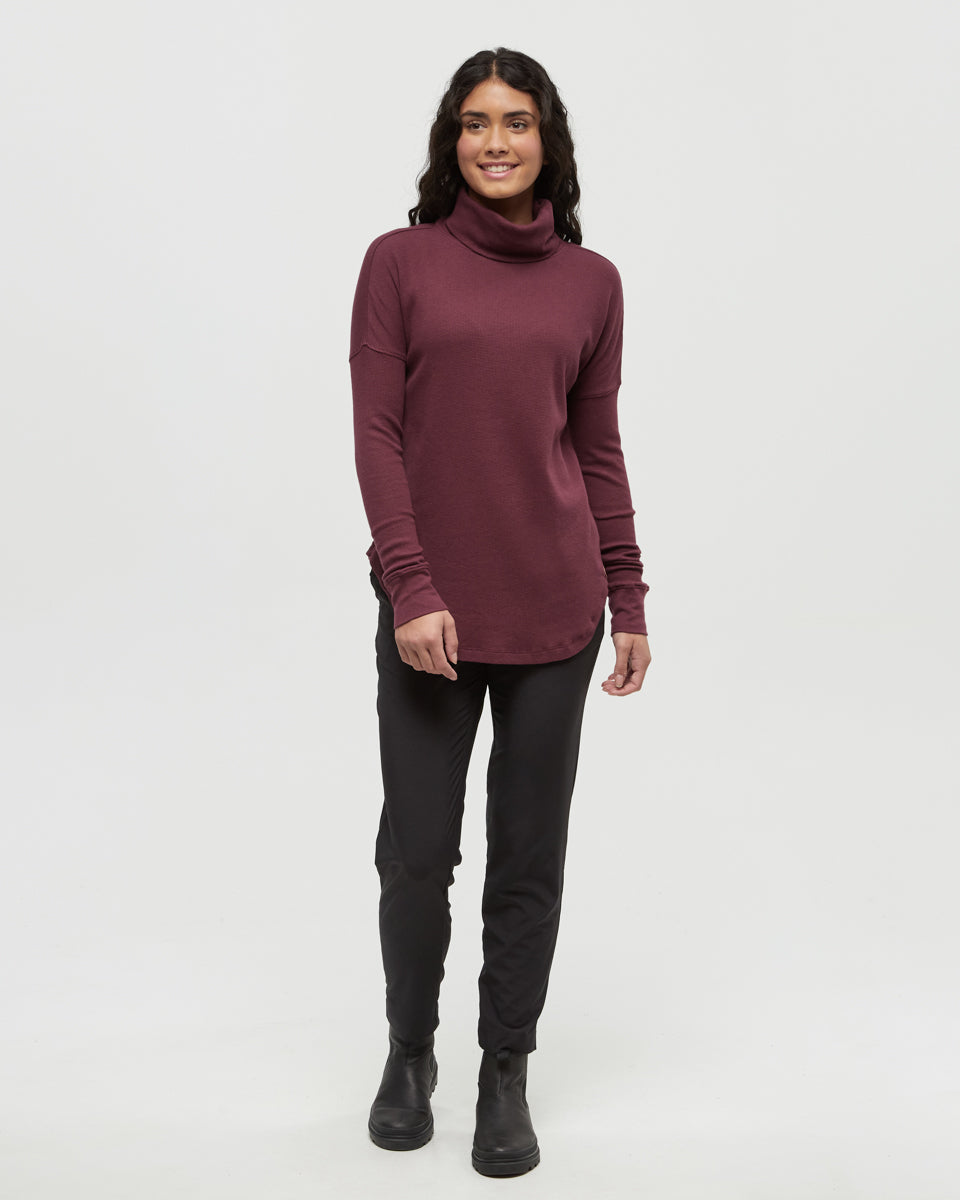 Highwood Turtleneck - Deep Burgundy