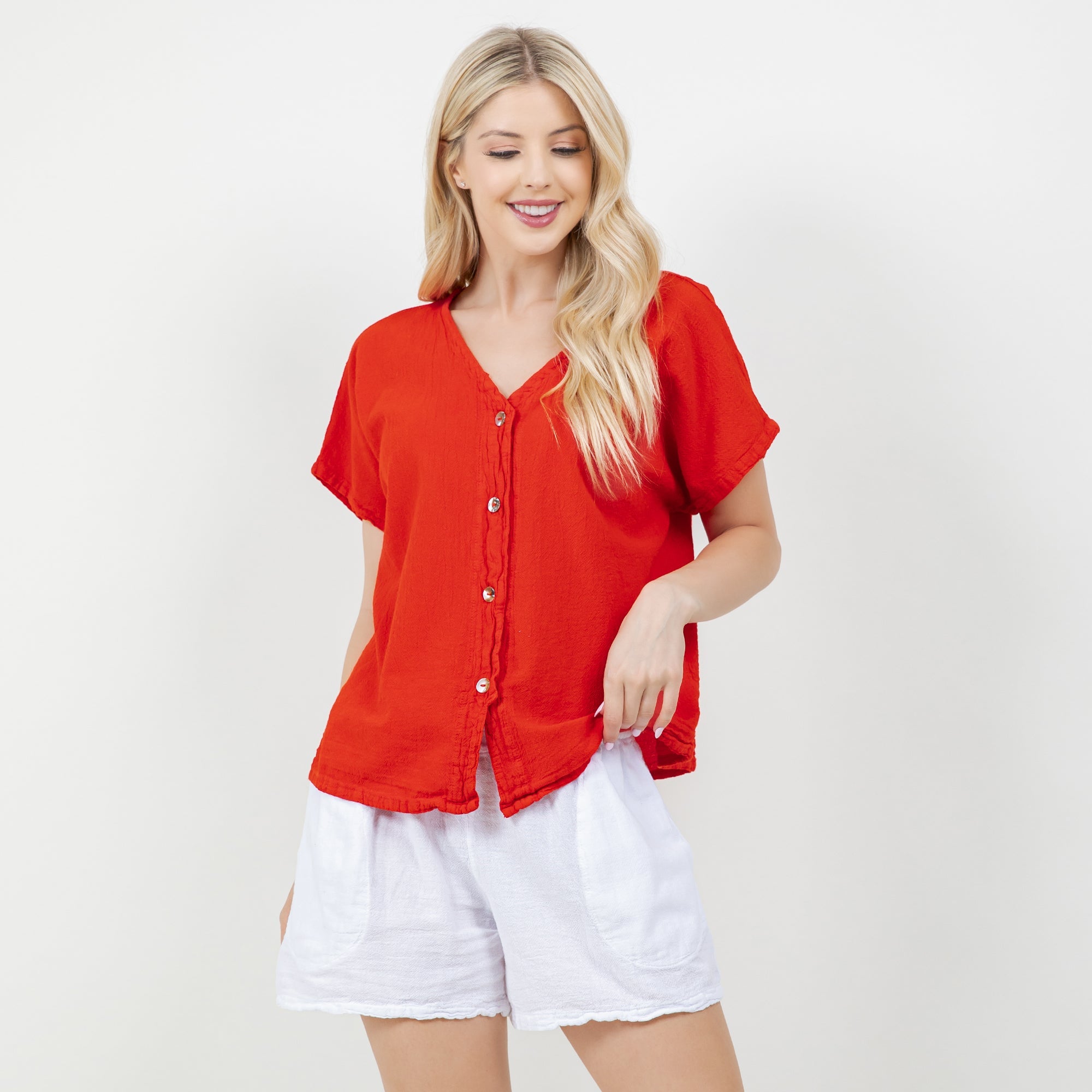 Constance Gauze Cotton Top