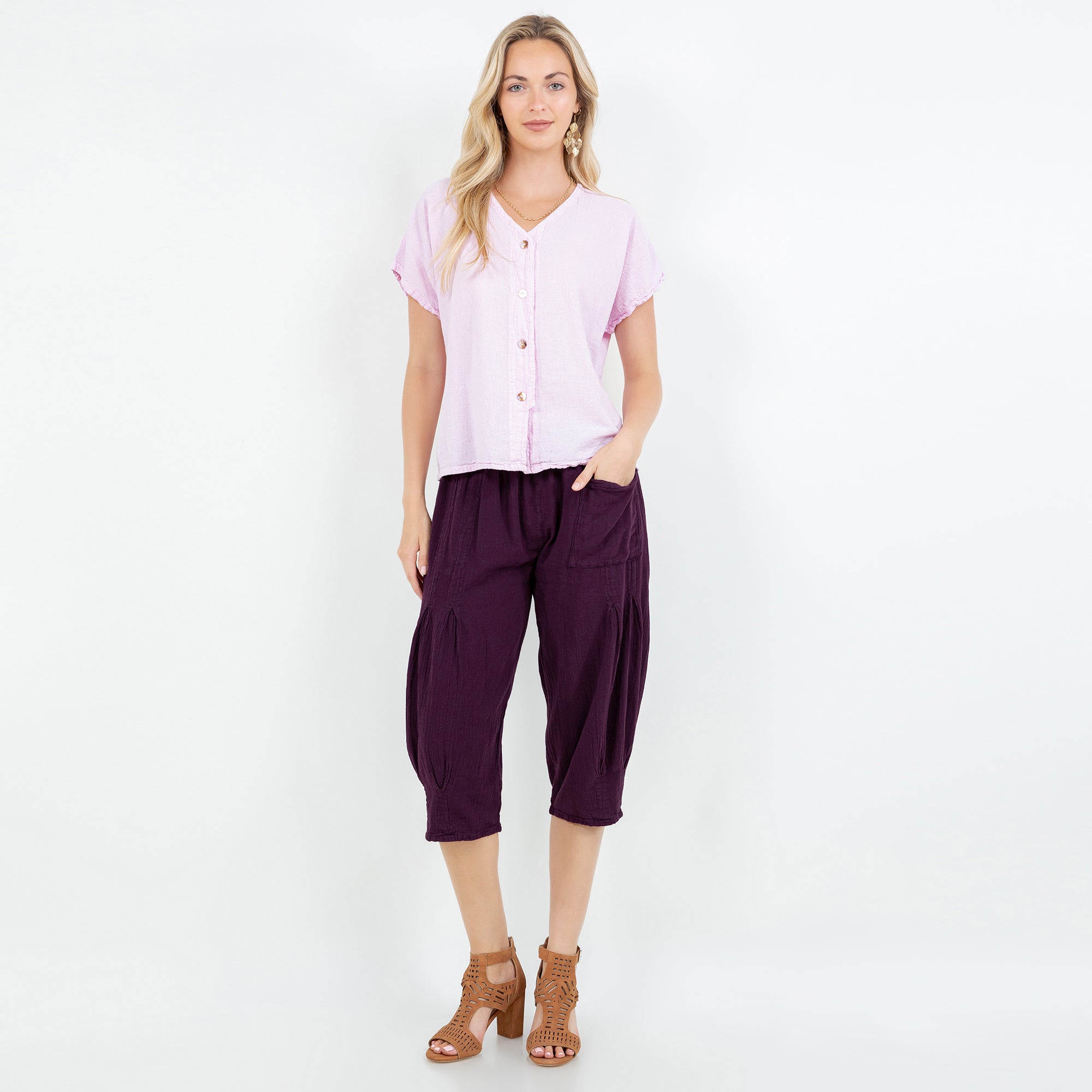 Constance Gauze Cotton Top