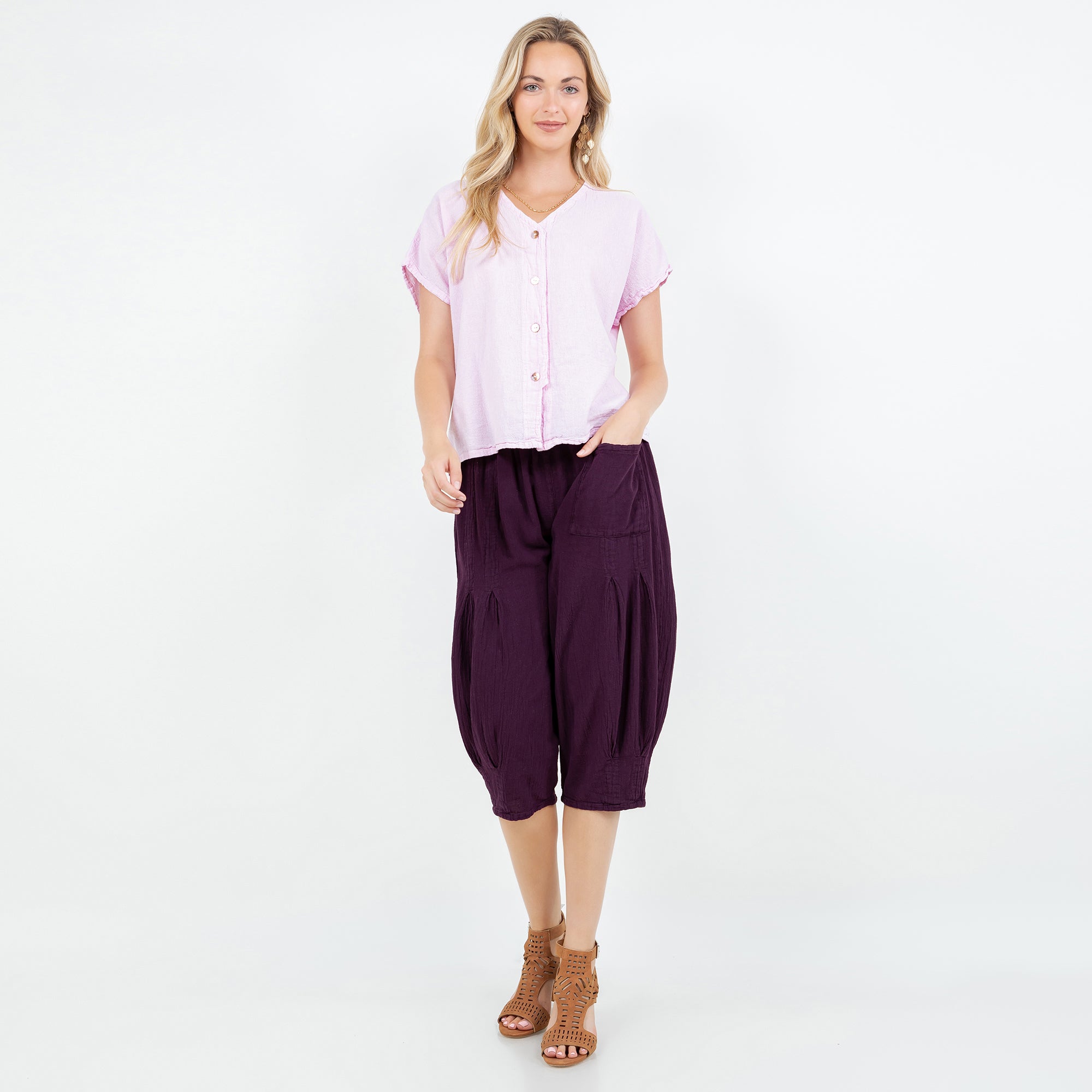 Constance Gauze Cotton Top