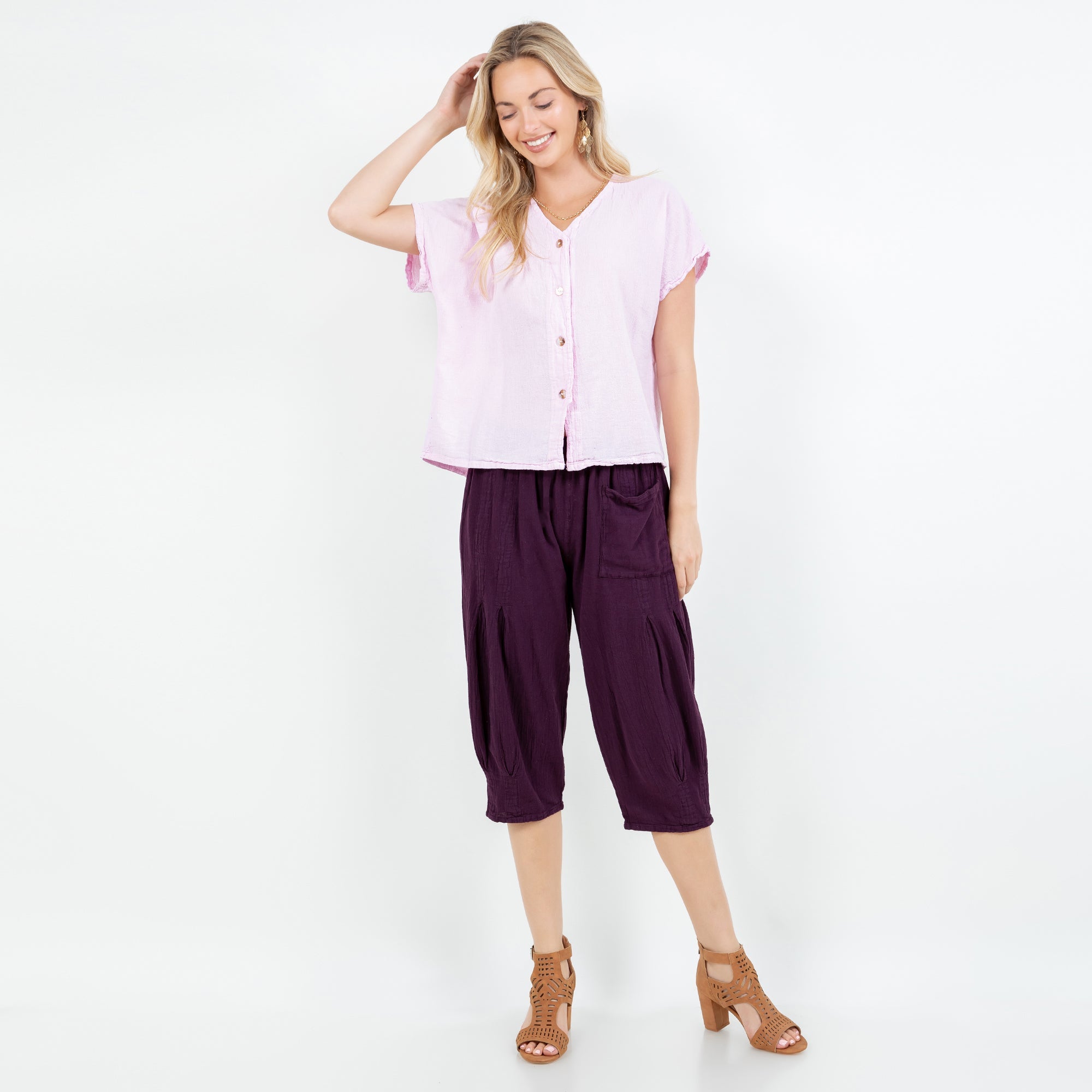 Constance Gauze Cotton Top