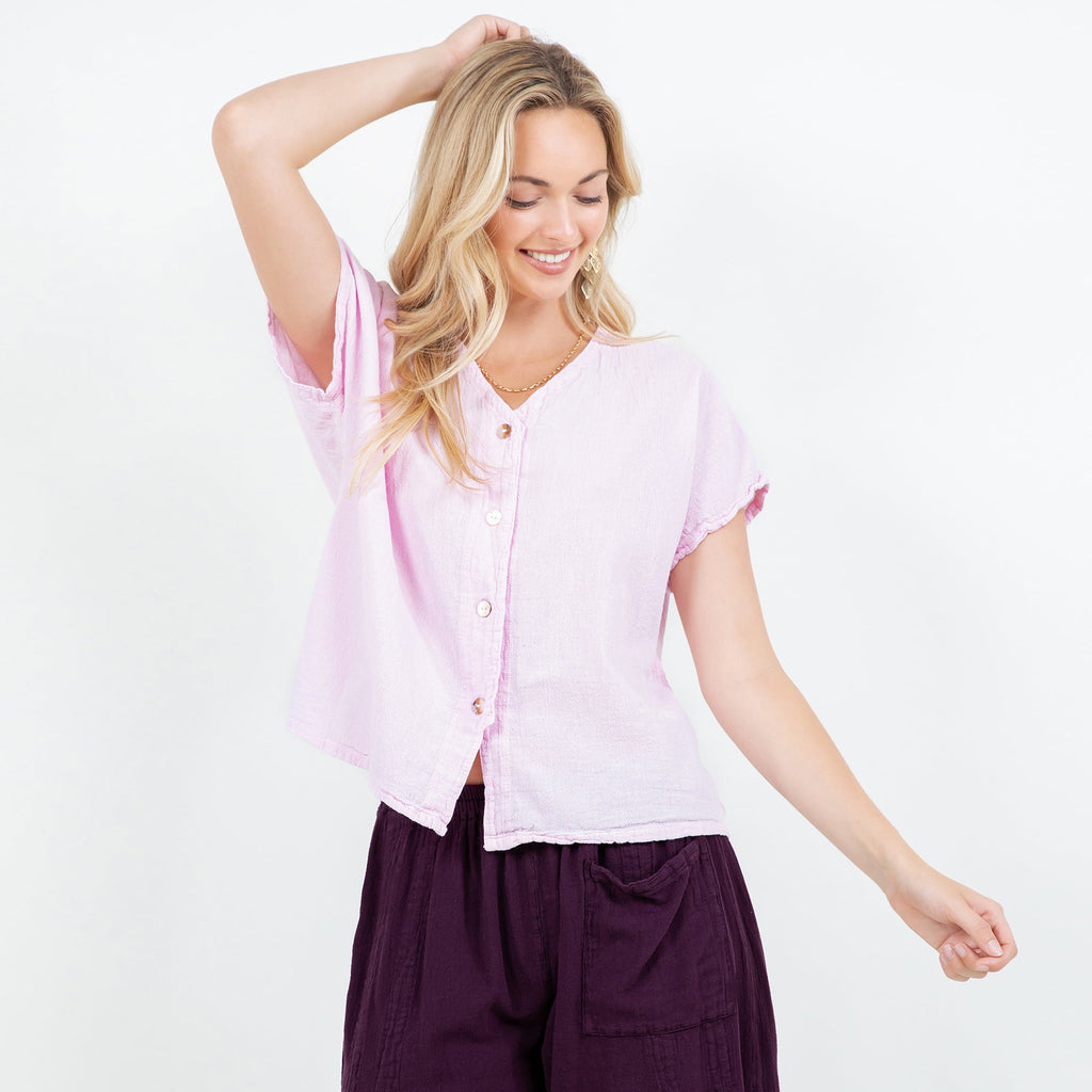 Constance Gauze Cotton Top