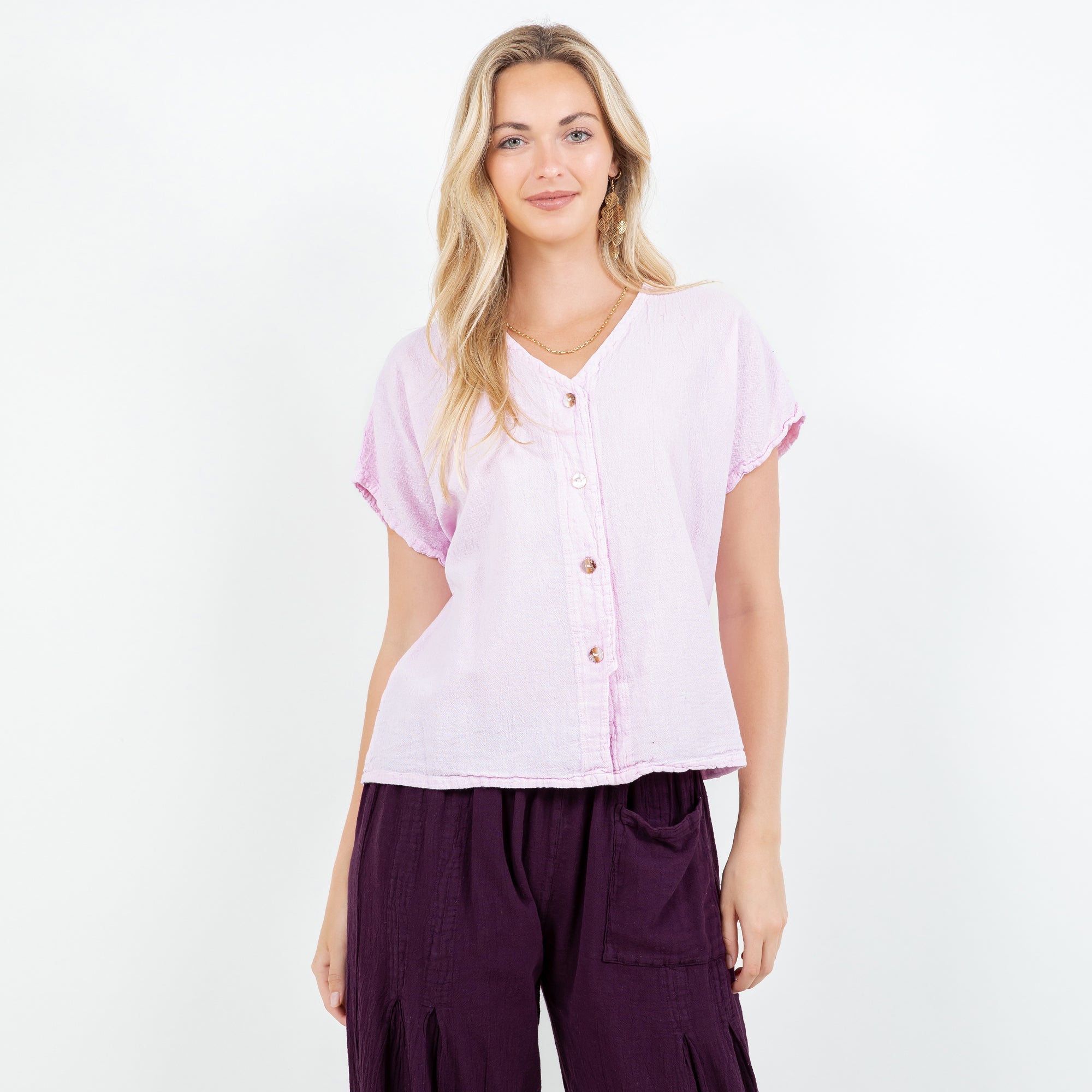 Constance Gauze Cotton Top