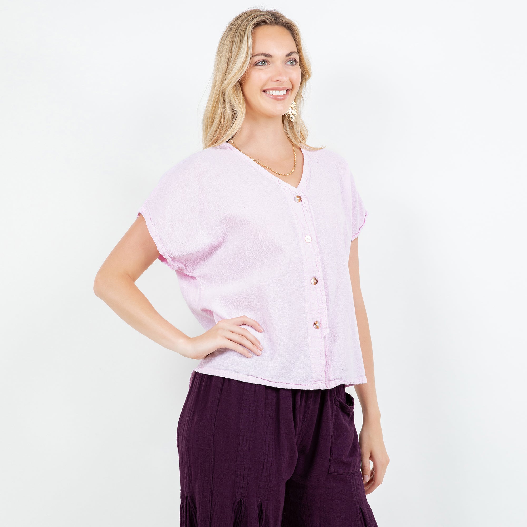 Constance Gauze Cotton Top