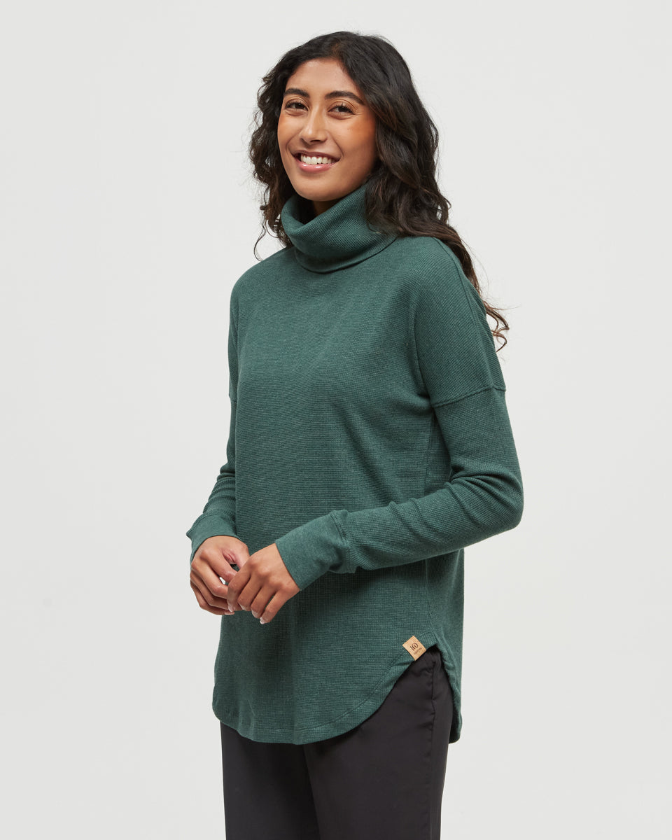 Highwood Turtleneck -Forest Pine Heather