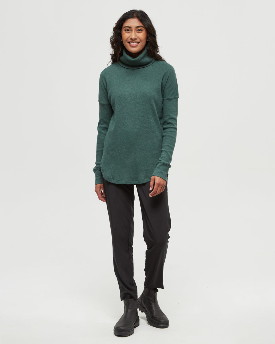 Highwood Turtleneck -Forest Pine Heather