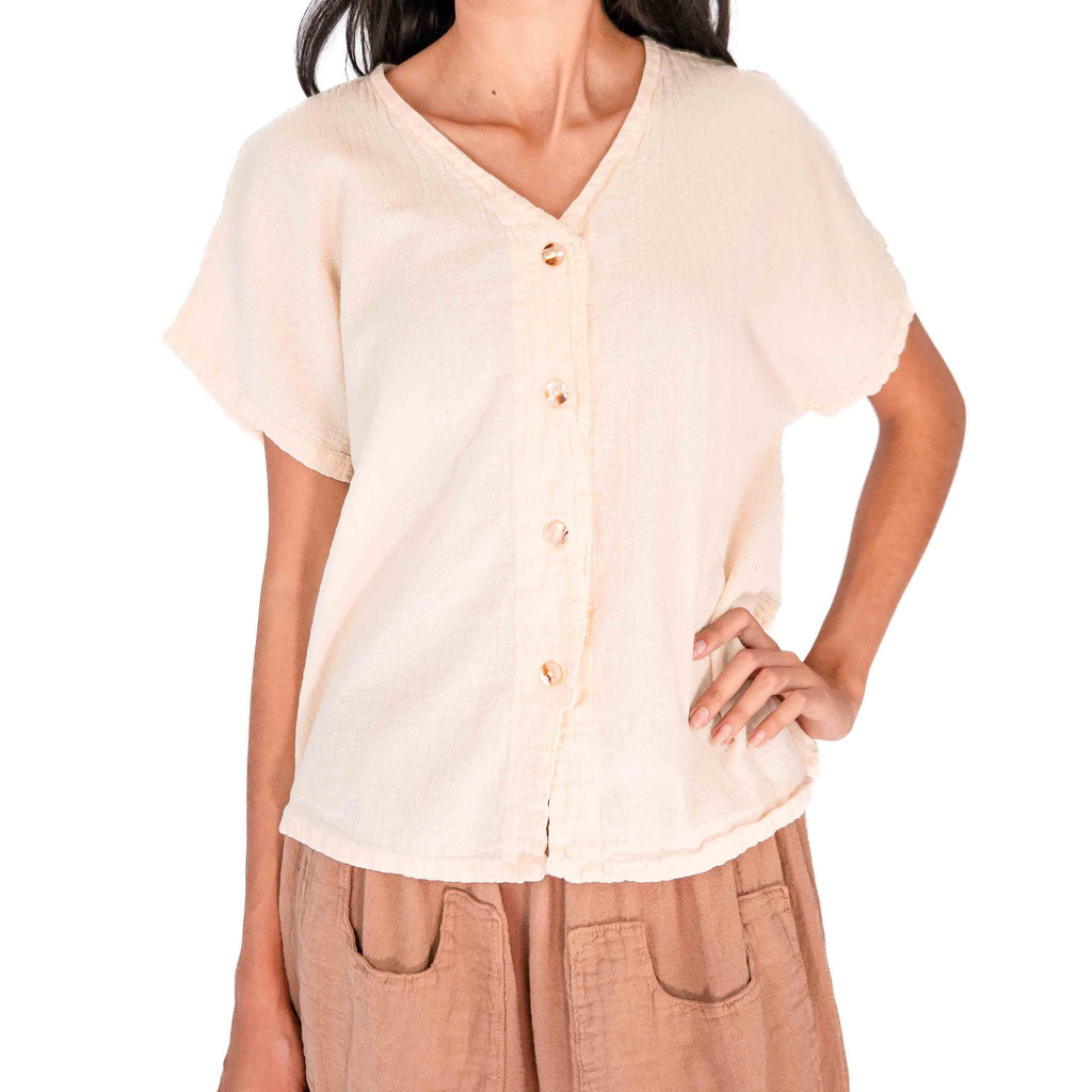 Constance Gauze Cotton Top