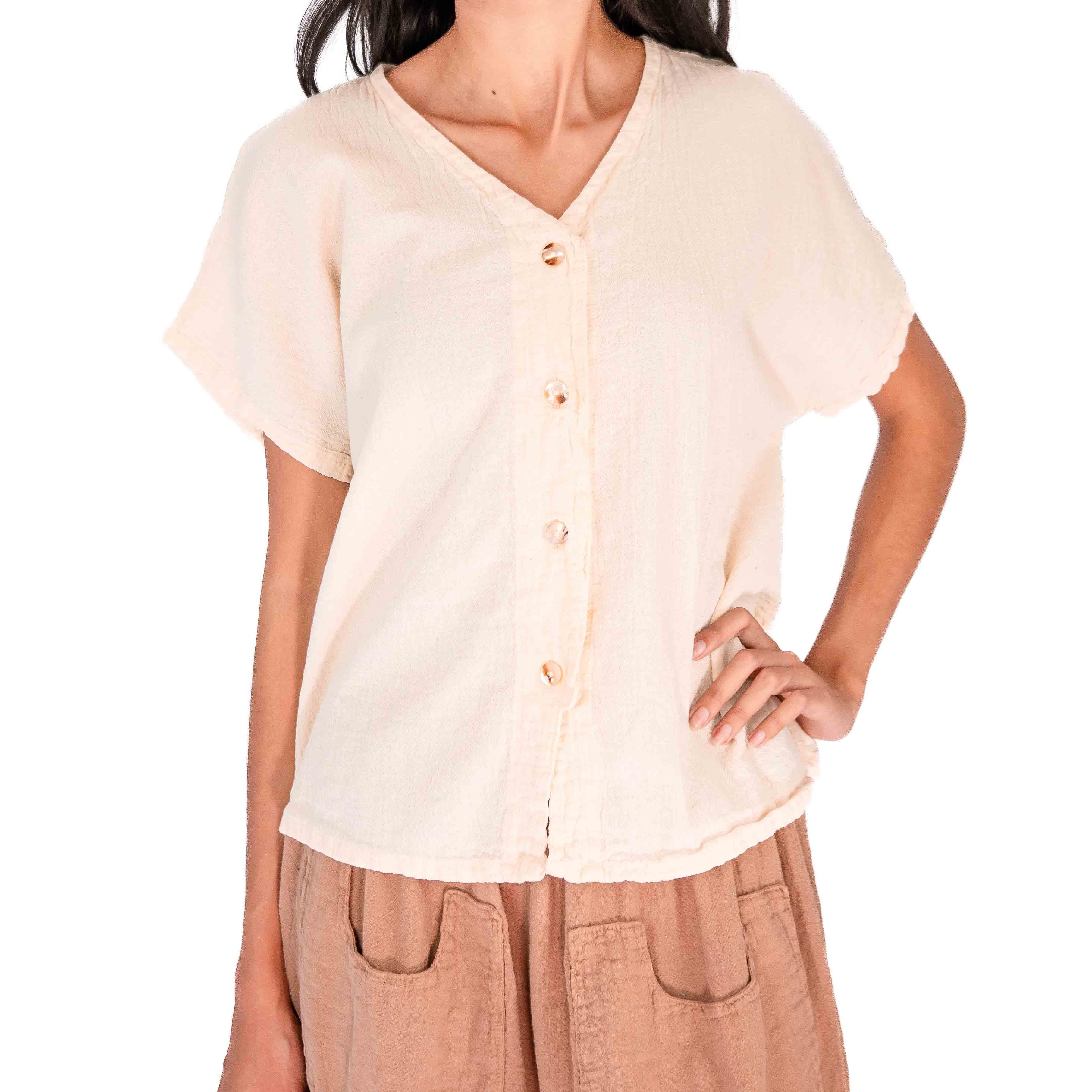 Constance Gauze Cotton Top