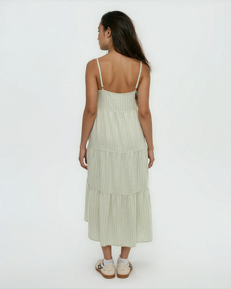 Hopewell Dress- Moss