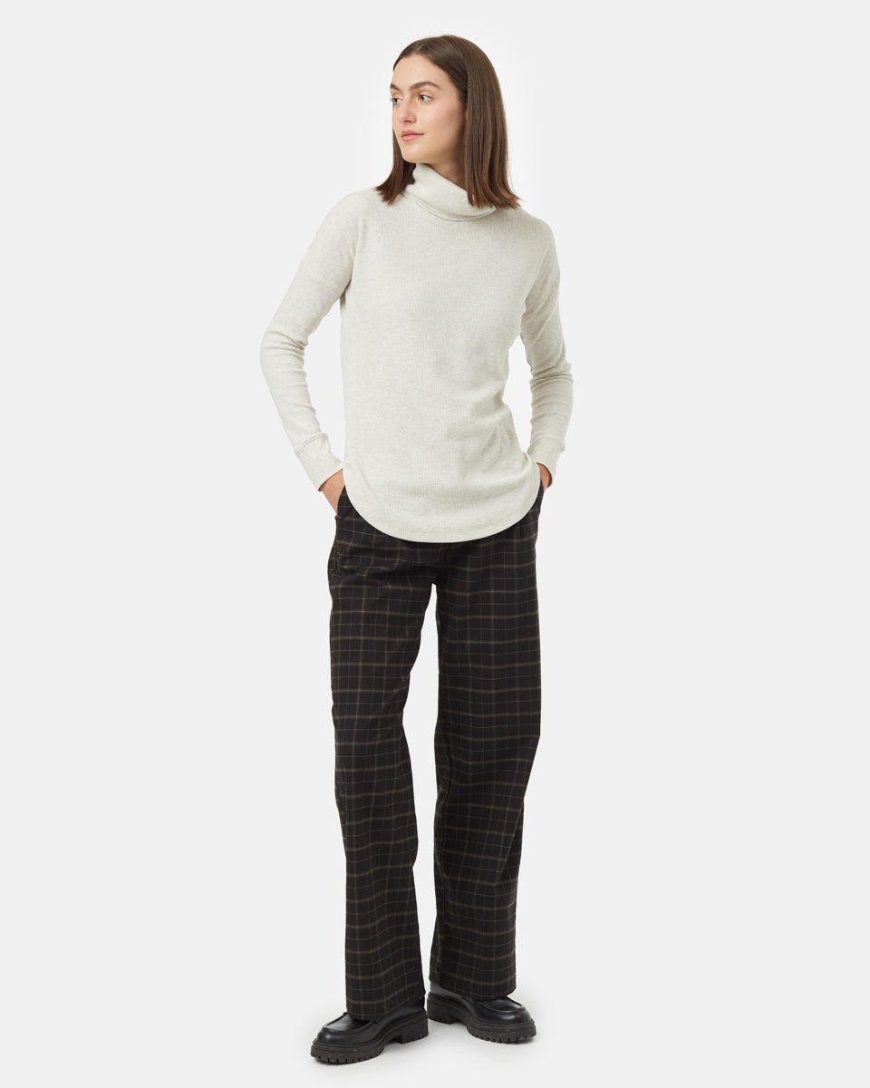Highwood Turtleneck-vintage white heather