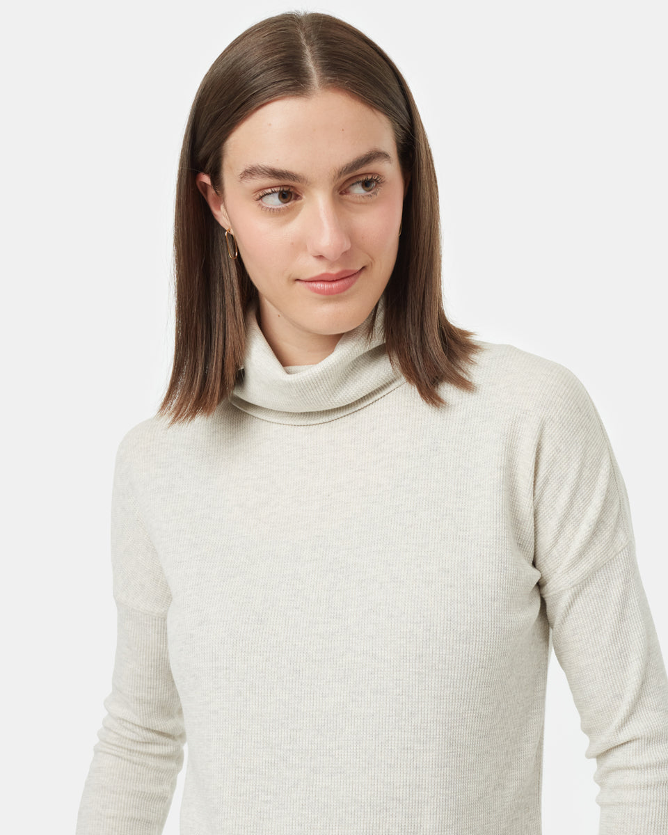 Highwood Turtleneck-vintage white heather