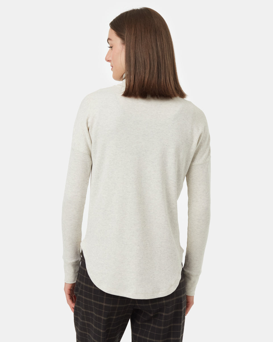 Highwood Turtleneck-vintage white heather